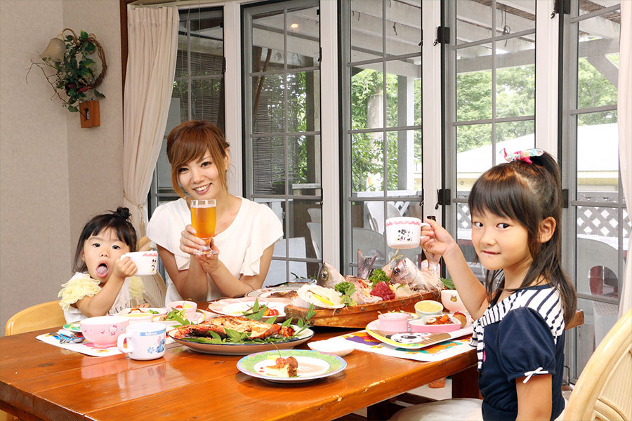地元の食材を活かしたお料理の数々