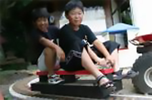 夏休みの元気なチビッコ達