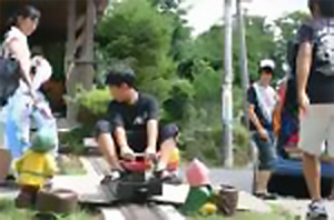 夏休みの元気なチビッコ達